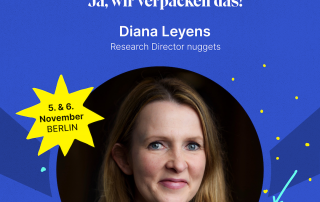 Diana Leyens als Speaker beim BAM! Festival zum Thema Verpackung
